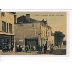 MIELAN : Place de la Mairie et Rue du Couvent - très bon état