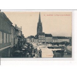MARCIAC : La Place un jour de Marché - très bon état