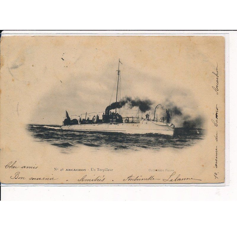 ARCACHON : Un Torpilleur - très bon état