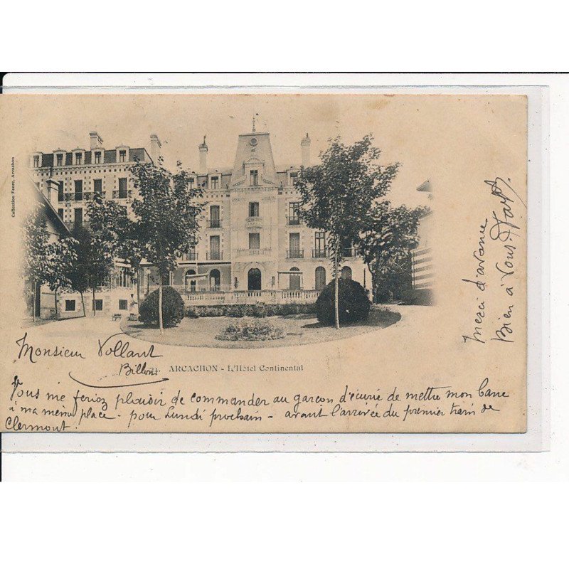 ARCACHON : L'Hôtel Continental - très bon état