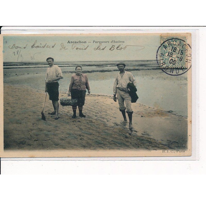 ARCACHON : Parqueurs d'Huîtres - très bon état