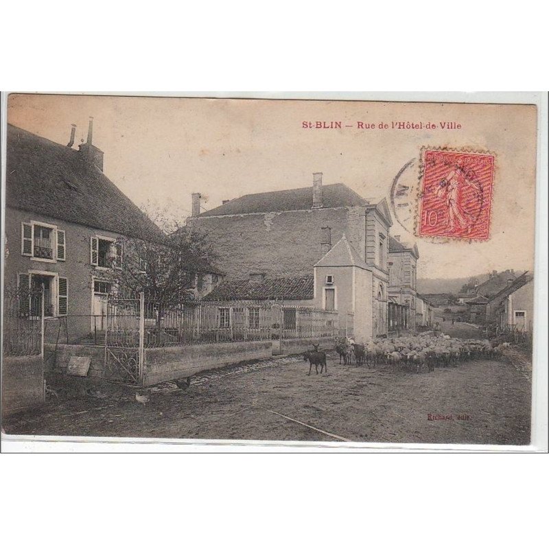SAINT BLIN : rue de l'hôtel de Ville - très bon état