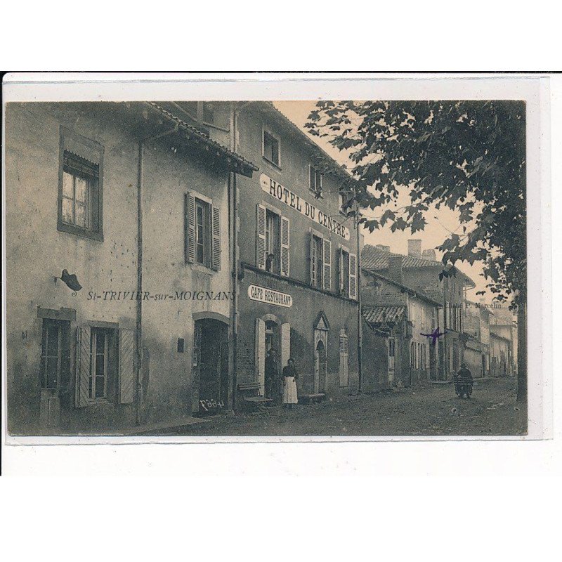 ST-TRIVIER-sur-MOIGNANS : Hotel du centre, café restaurant - très bon état
