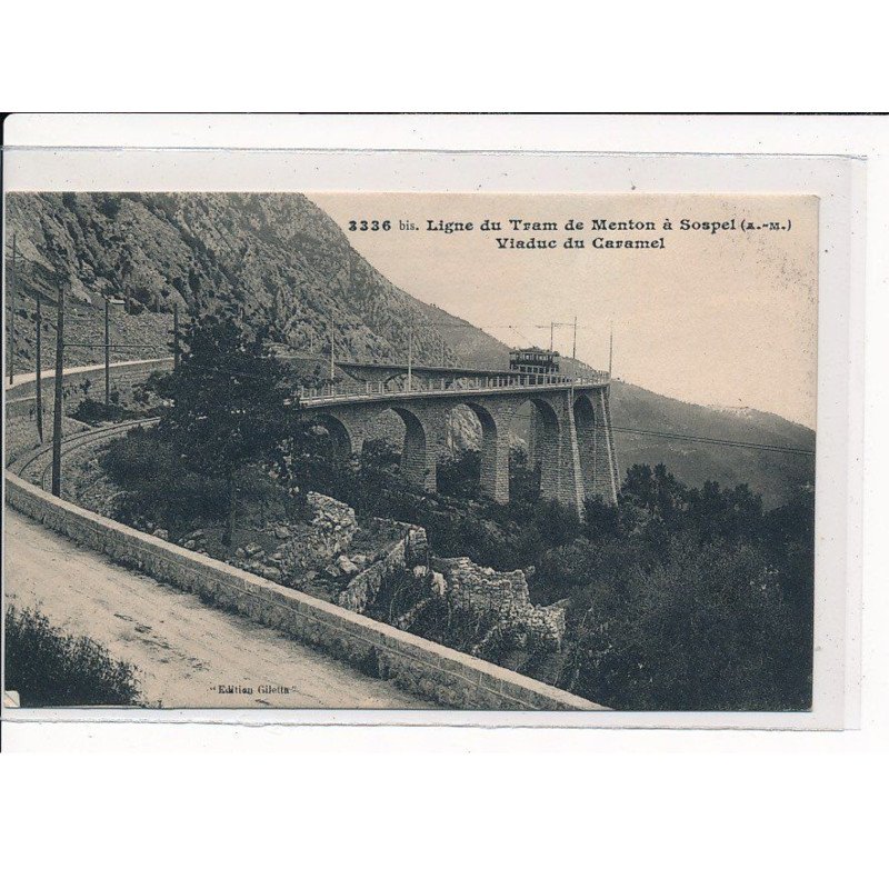 Ligne du Tram de Menton à Sospel, Viaduc du Caramel - très bon état