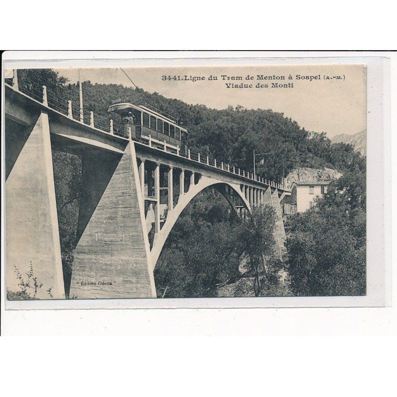 Ligne du Tram de Menton à Sospel, Viaduc des Monti - très bon état
