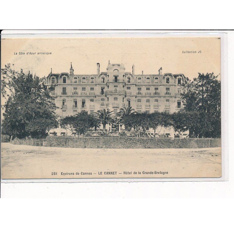 LE CANNET : Hôtel de la Grande-Bretagne - très bon état