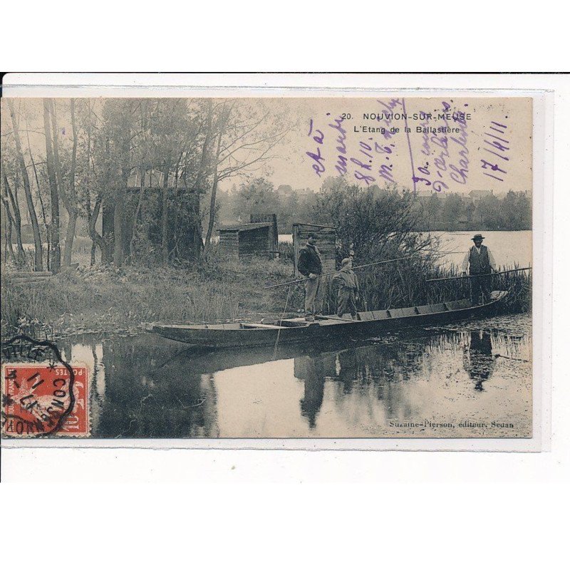 NOUVION-sur-MEUSE : L'Etang de la Ballastière - très bon état