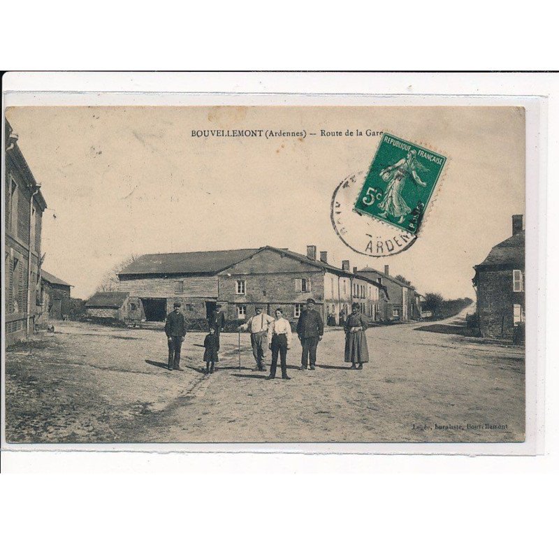 BOUVELLEMONT : Route de la Gare - très bon état