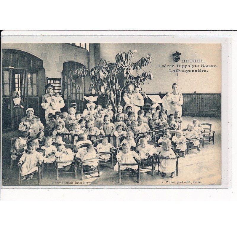 RETHEL : Crèche Hippolyte Noiret, la pouponnière - très bon état RETHEL : Crèche Hippolyte Noiret, la pouponnière - très bon état