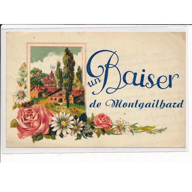 Carte Souvenir de MONTGAILHARD - très bon état