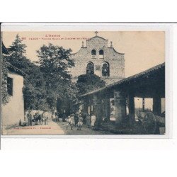 FABAS : Vieille Halle et Clocher de l'Eglise - très bon état