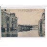DIENVILLE : Les Inondations de 1910, La Mairie et le Pont - très bon état