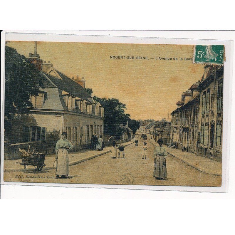 NOGENT-sur-SEINE : L'Avenue de la Gare - très bon état