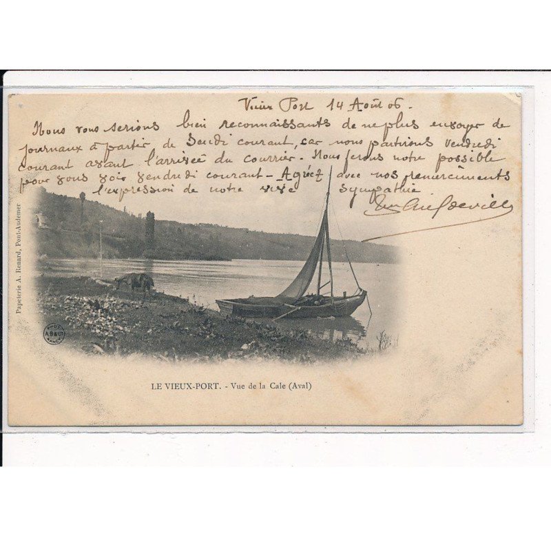 LE VIEUX-PORT : Vue de la Cale - très bon état