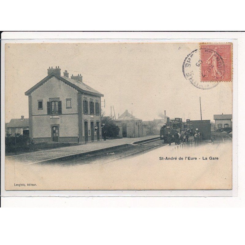 ST-ANDRE-de-L'EURE : La Gare - état