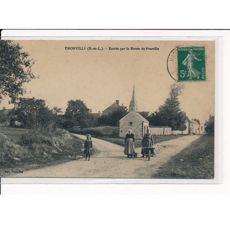 YMONVILLE : Entrée par la Route de Prasville - très bon état