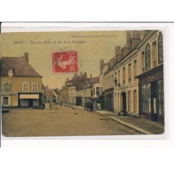 BROU : Place des Halles et rue de la République - très bon état