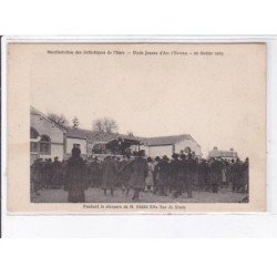 EVREUX: manifestation des catholique de l'eure, stade jeanne d'arc, 1925 - très bon état