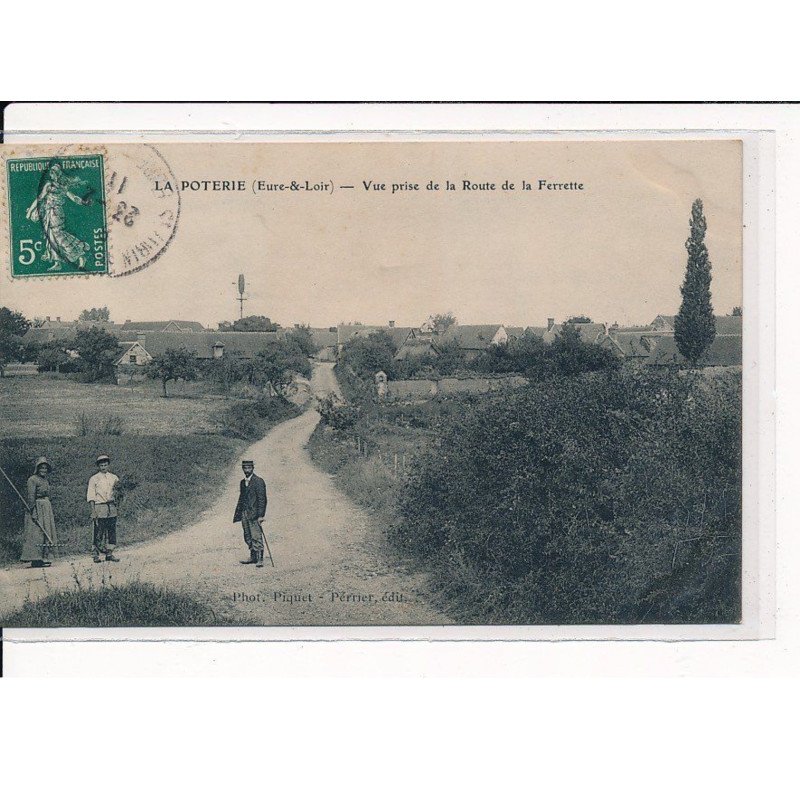 LA POTERIE : Vue prise de la Route de la Ferrette - très bon état