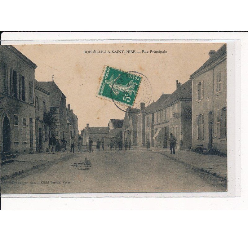 BOISVILLE-la-SAINT-PERE : Rue Principale - très bon état