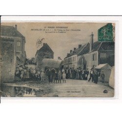 BRUNELLES : Le Bourg un jour d'Assemblée, le Lundi de la Pentecôte - très bon état