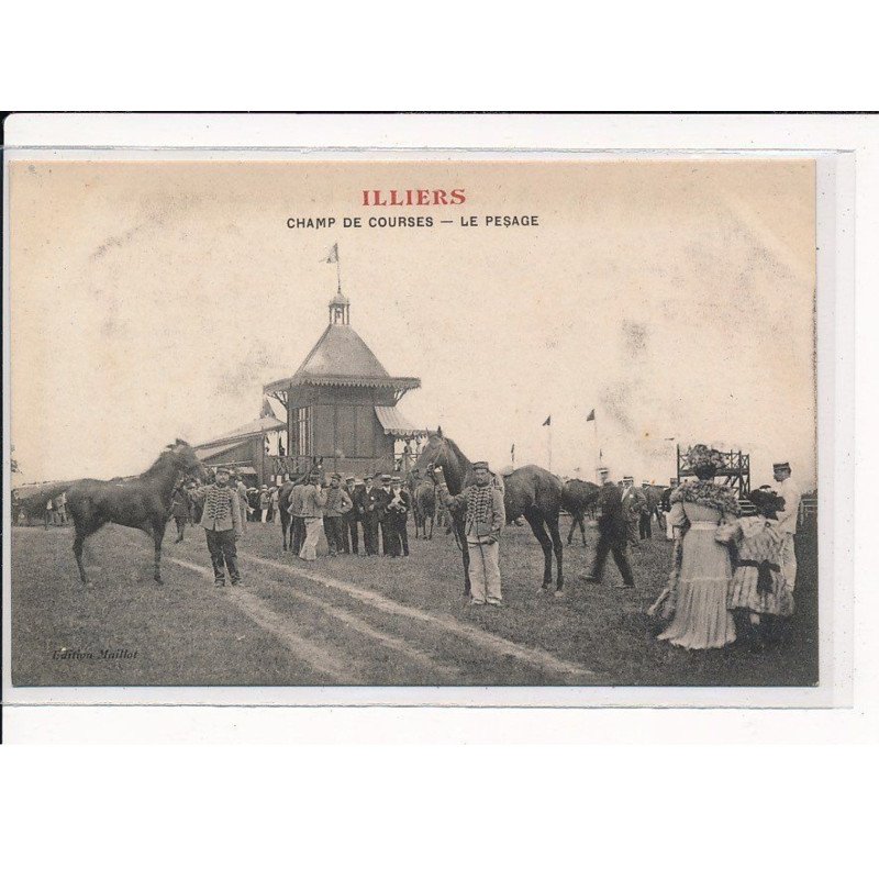 ILLIERS : Champ de Course, Le Pesage - très bon état