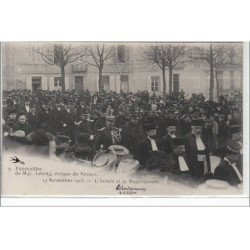 NEVERS : LOT DE 10 CPA - funérailles de Mgr. Lelong, évêque de Nevers - 19 novembre 1903 - très bon état