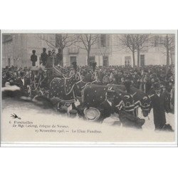 NEVERS : LOT DE 10 CPA - funérailles de Mgr. Lelong, évêque de Nevers - 19 novembre 1903 - très bon état
