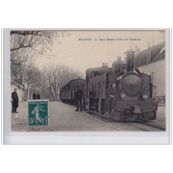BEAUNE : la gare Beaune-ville et le tramway - très bon état