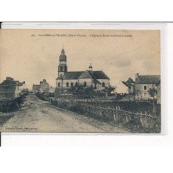 STE-ANNE-sur-VILAINE : L'Eglise et Route du Grand-Fougeray - très bon état