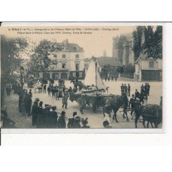 VITRE : Inauguration du Château-Hôtel de Ville, 13 Mai 1913, cortège Fleuri - très bon état