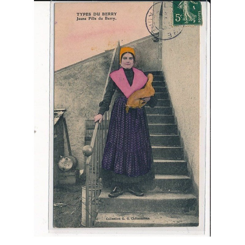 Type du BERRY : Jeune fille du Berry - très bon état