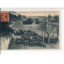 ST-GAULTIER : Ecole Primaire Supérieure de Filles, Cour de Récréation - très bon état