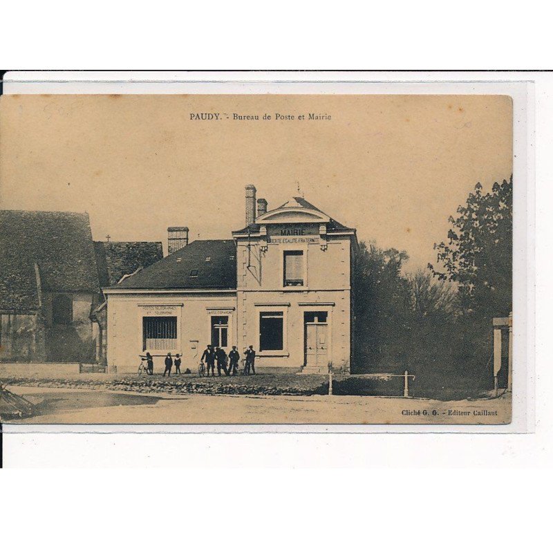 PAUDY : Bureau de Poste et Mairie - très bon état