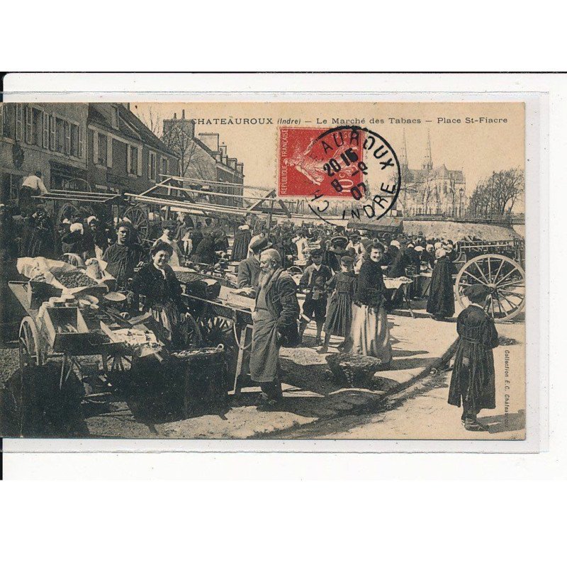 CHATEAUROUX : Le Marché des Tabacs, Place St-Fiacre - état