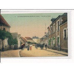 ST-CHRISTOPHE-en-BAZELLE : Rue de la Poste - très bon état