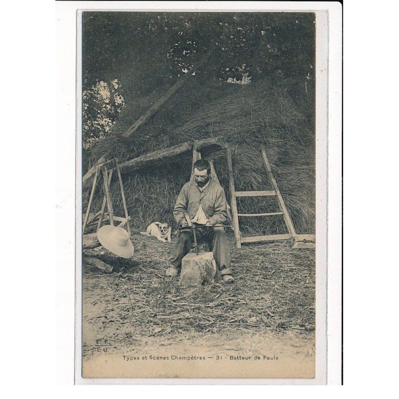 Types et Scènes champêtres, Batteur de Faulx - très bon état