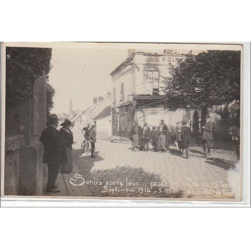 SENLIS : spahis blessé au combat de Senlis septembre 1914 - très bon état SENLIS : spahis blessé au combat de Senlis septembre 1914 - très bon état