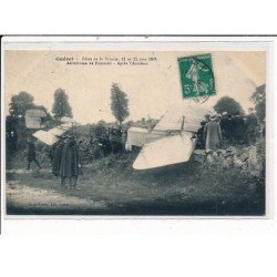 GUERET : Fêtes de la Trinité, 11 et 12 Juin 1911, Aérodrome de Pommeil, Après l'Accident - très bon état