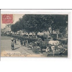 ALAIS : Le Marché aux Vendanges sur la place de la République et l'Avenue Carnot - très bon état