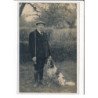 Un Chasseur et son chien - très bon état