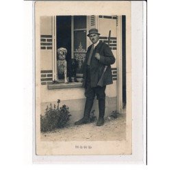 Chasseur et ses chiens - très bon état