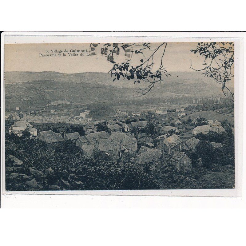 Village du CALMONT : Panorama de la Vallée du Lot - très bon état