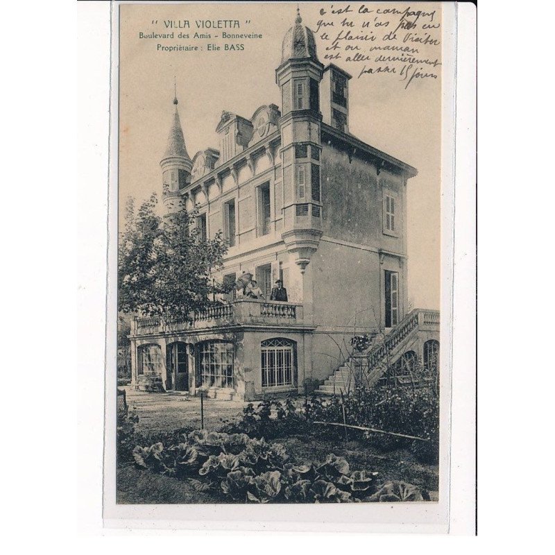 BONNEVEINE : Villa Violette, Boulevard des Amis, Propriétaire Elie BASS - très bon état