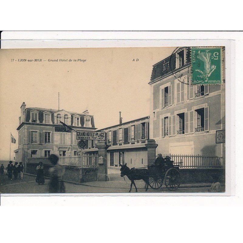 LION-sur-MER : Grand Hôtel de la Plage - très bon état