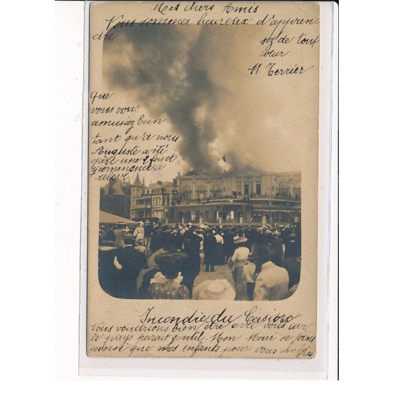 TROUVILLE : Incendie du Casino - très bon état