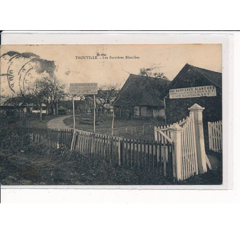 TROUVILLE : Les Barrières Blanches - très bon état