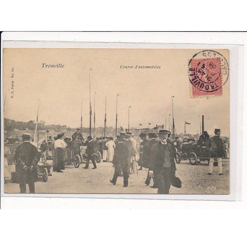 TROUVILLE : Course d'Automobile - très bon état