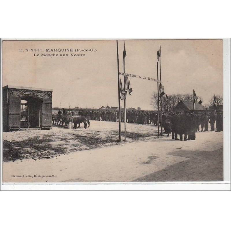 MARQUISE : le marché aux veau - très bon état