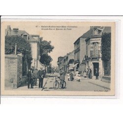 SAINT-AUBIN-sur-MER : Grande-rue et Bureau de Poste - très bon état